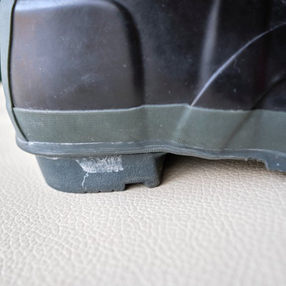 HUNTER Watling Black Lace-Up Rain Boots 6 - Picture 5 of 15